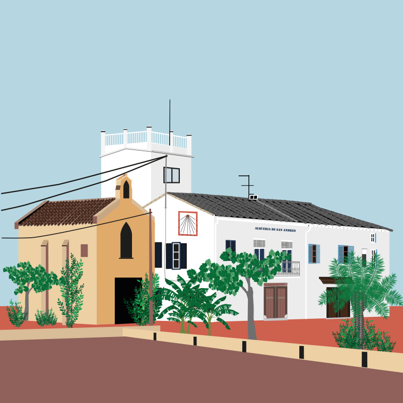 Alquería de Retoret. Alboraia. Ilustración.