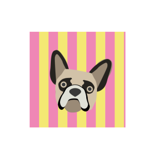 Imagen de un buldog francés.